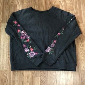 Aeropostale floral sweatshirt